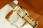 Cartier Tank Anglaise Movement 30.2*22.7MM Cal.057 Movement Gold Dial Watch